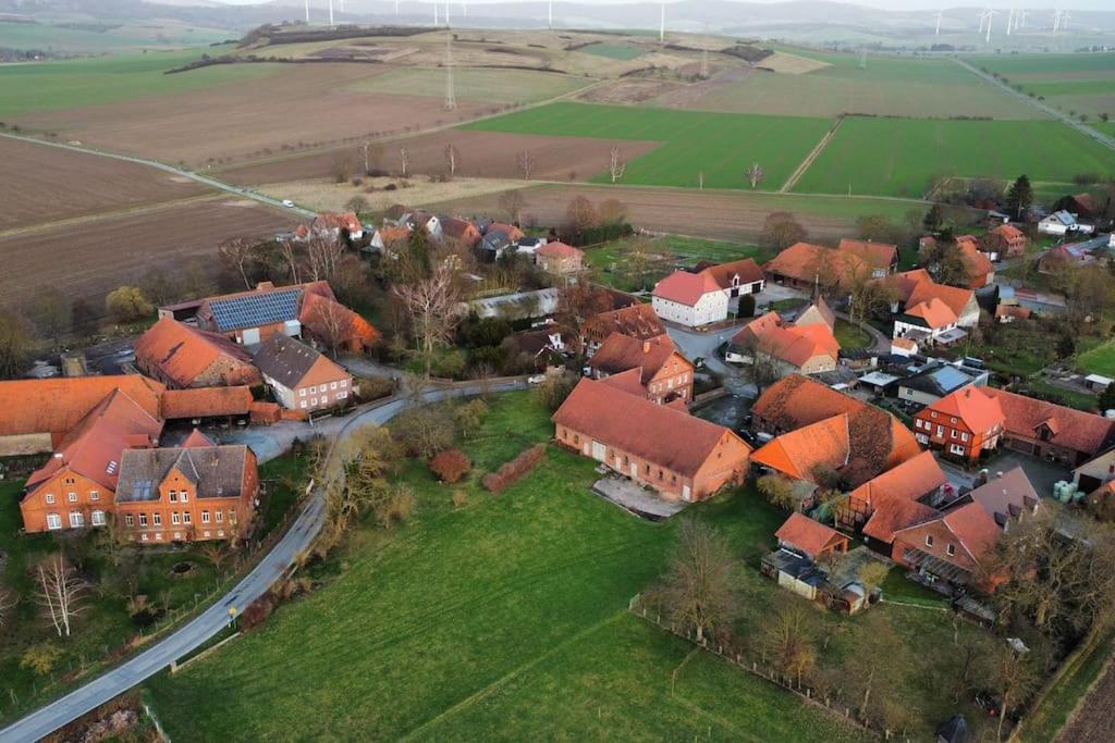 Idyllische Ferienwohnung Auf Altem Bauernhof Mit Wallbox Emmerthal المظهر الخارجي الصورة